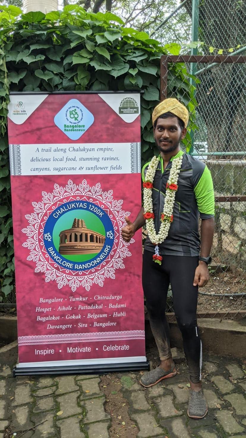 Finished "The Chalukyas" 1200km LRM on a single speed bike (Btwin MyBike) in about 82 Hours. Bangalore to Gokak Falls to Bangalore._10